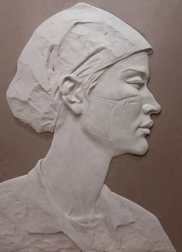 浮雕作品《痕妆》(卢跃飞 广州雕塑院).jpg