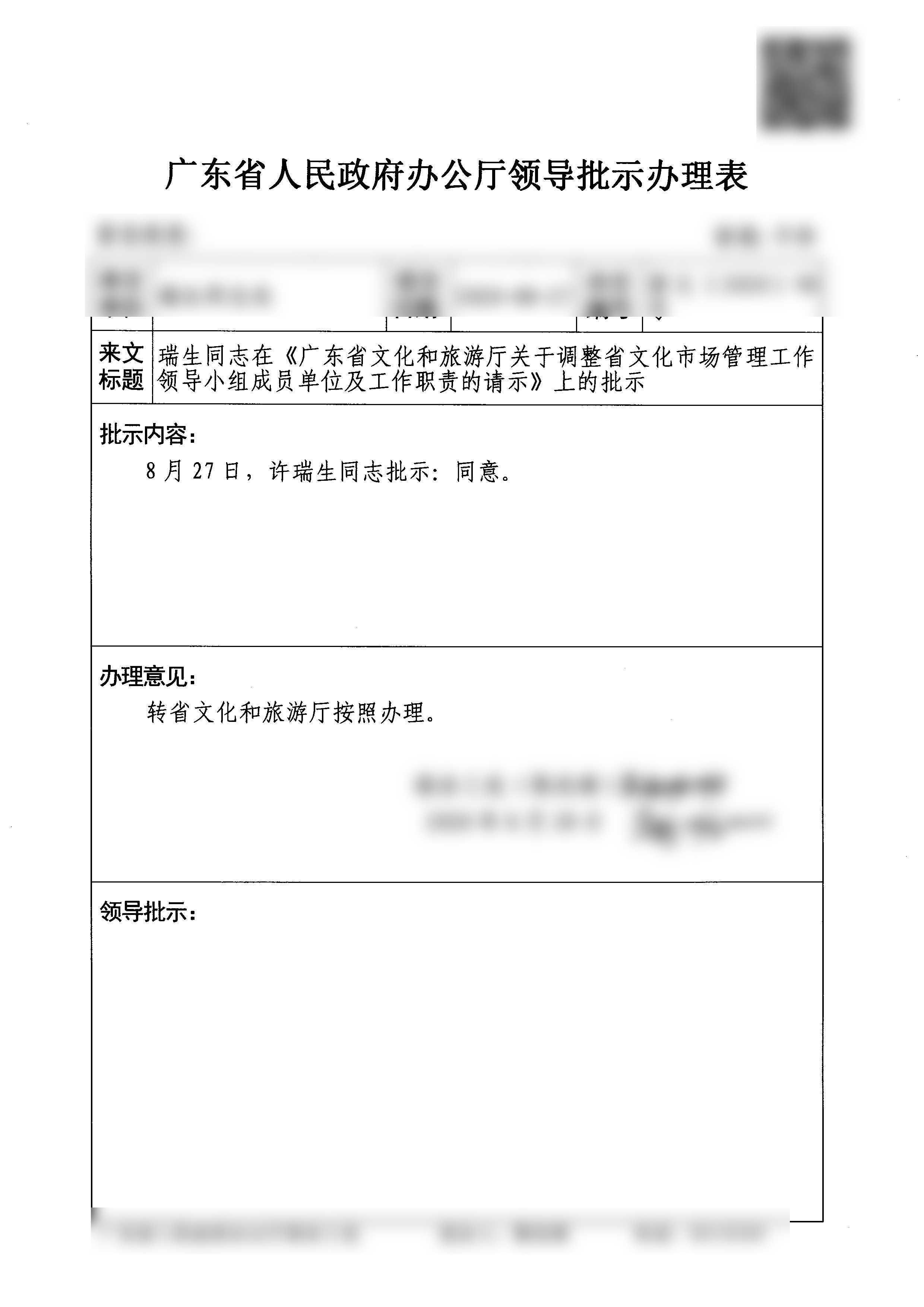 1.瑞生同志在《VOID
关于调整省文化市场管理工作领导小组成员单位及工作职责的请示》上的批示_页面_01.jpg
