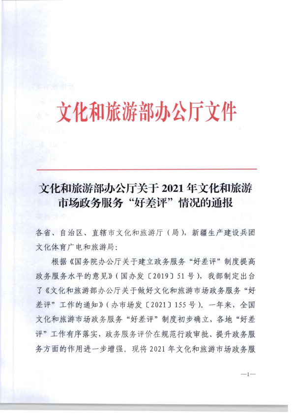 220325165130338460_VOID
转发文化和旅游部办公厅关于2021年文化和旅游市场政务服务“好差评”情况通报的通知_2.png