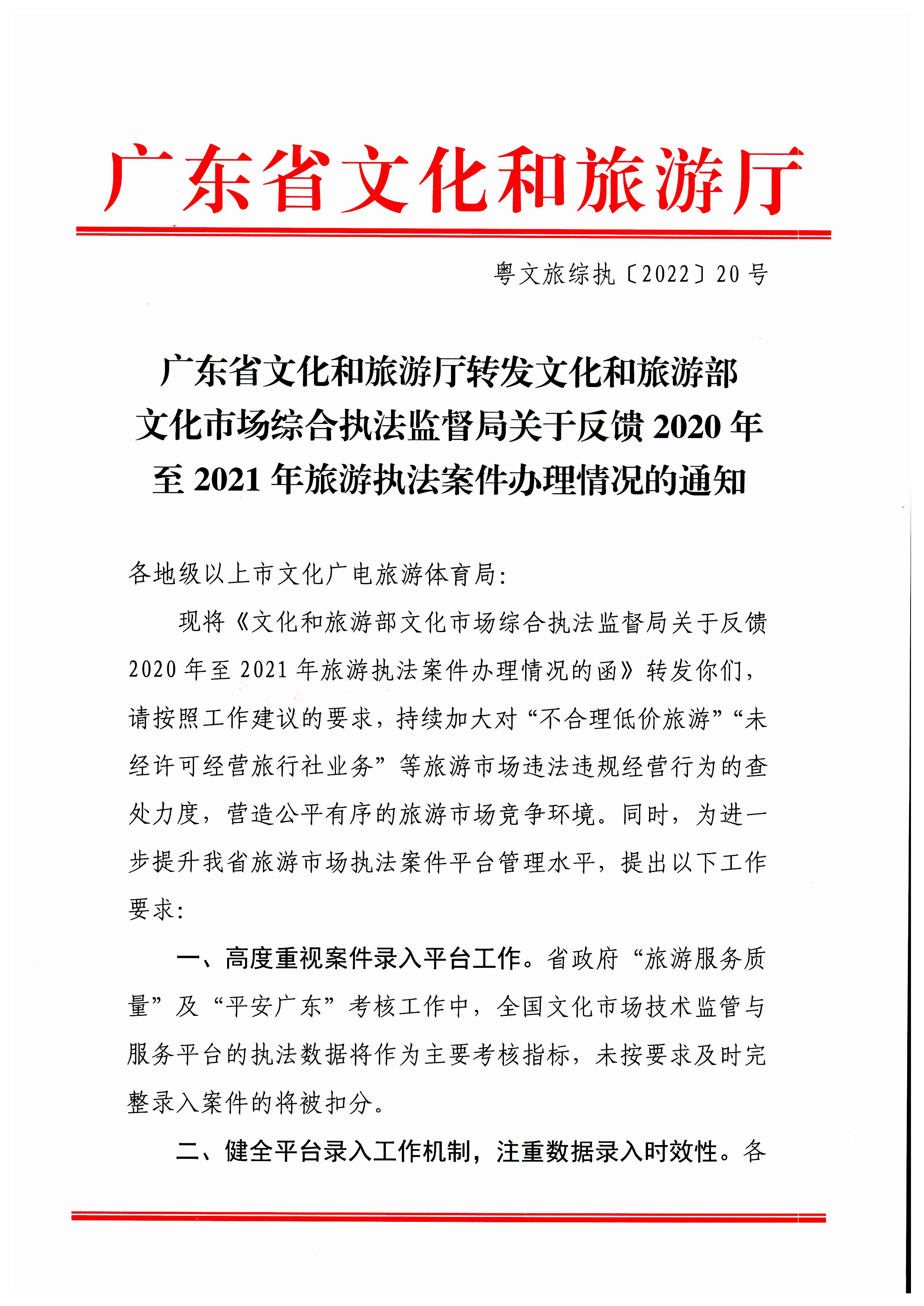 VOID
转发文化和旅游部文化市场综合执法监督局关于反馈2020年至2021年旅游执法案件办理情况的通知_页面_1.jpg