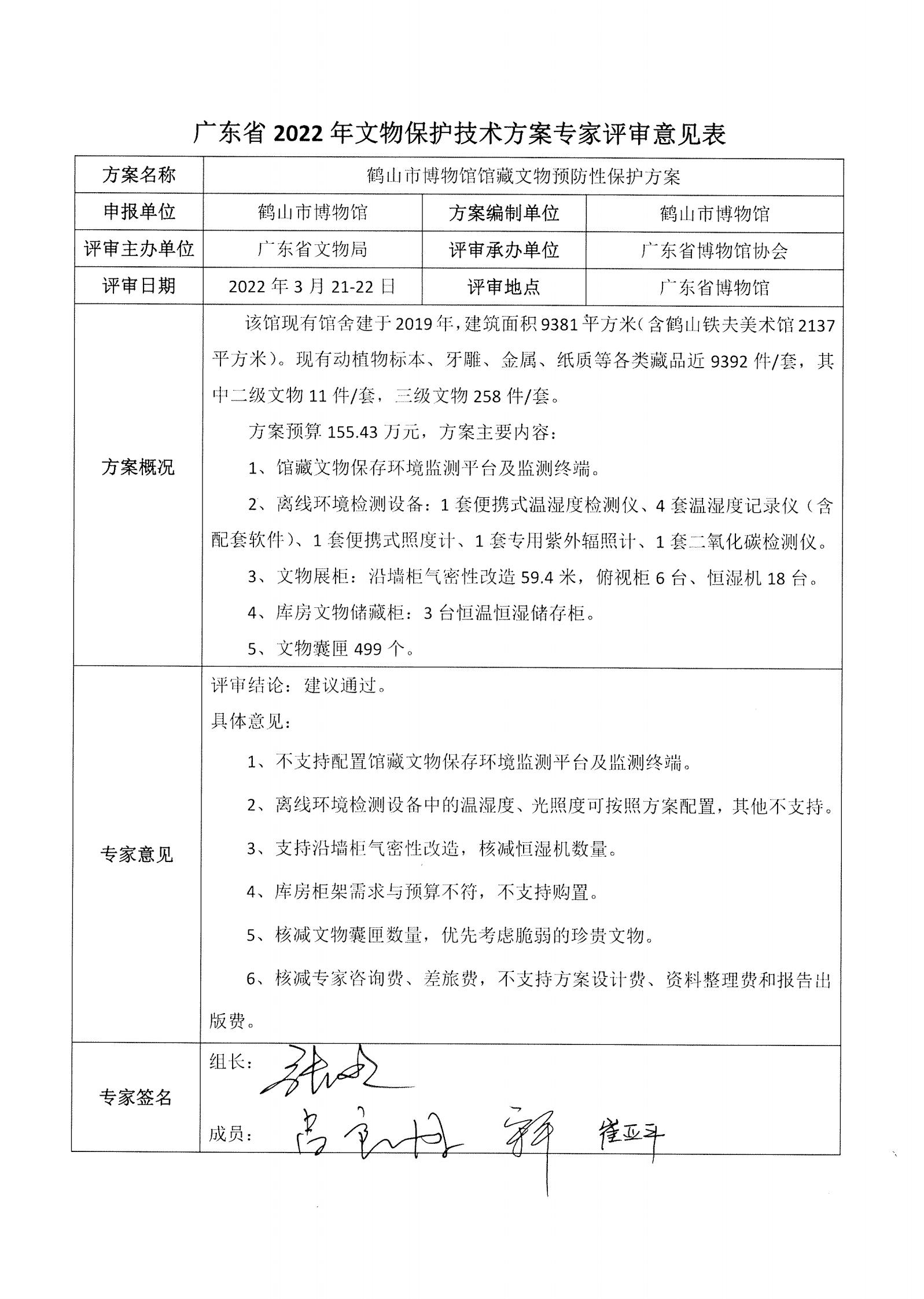 评审结果报告-广东省博物馆协会可移动文物预防性保护和文物数字化保护利用方案2022年3月评审结果报告_09.jpg