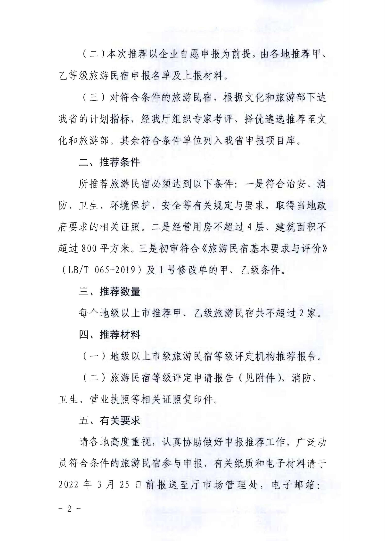 VOID
关于做好2022年全国甲级、乙级旅游民宿申报推荐工作的通知 _01.jpg