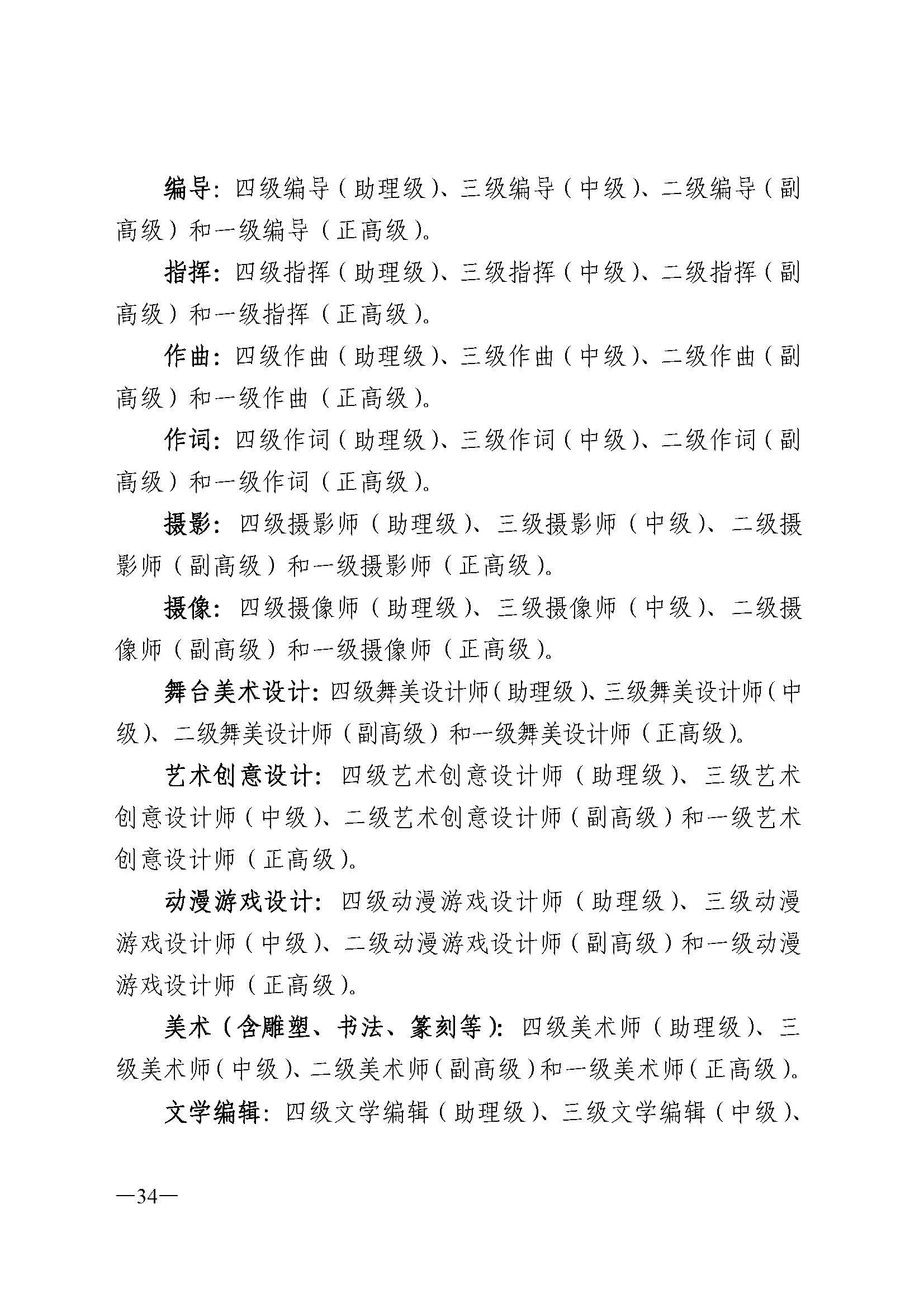 广东省人力资源和社会保障厅 VOID
 广东省广播电视局 广东省文学艺术界联合会 广东省作家协会关于印发广东省深化艺术专业人员职称制度改革实施方案的通知_页面_034.jpg