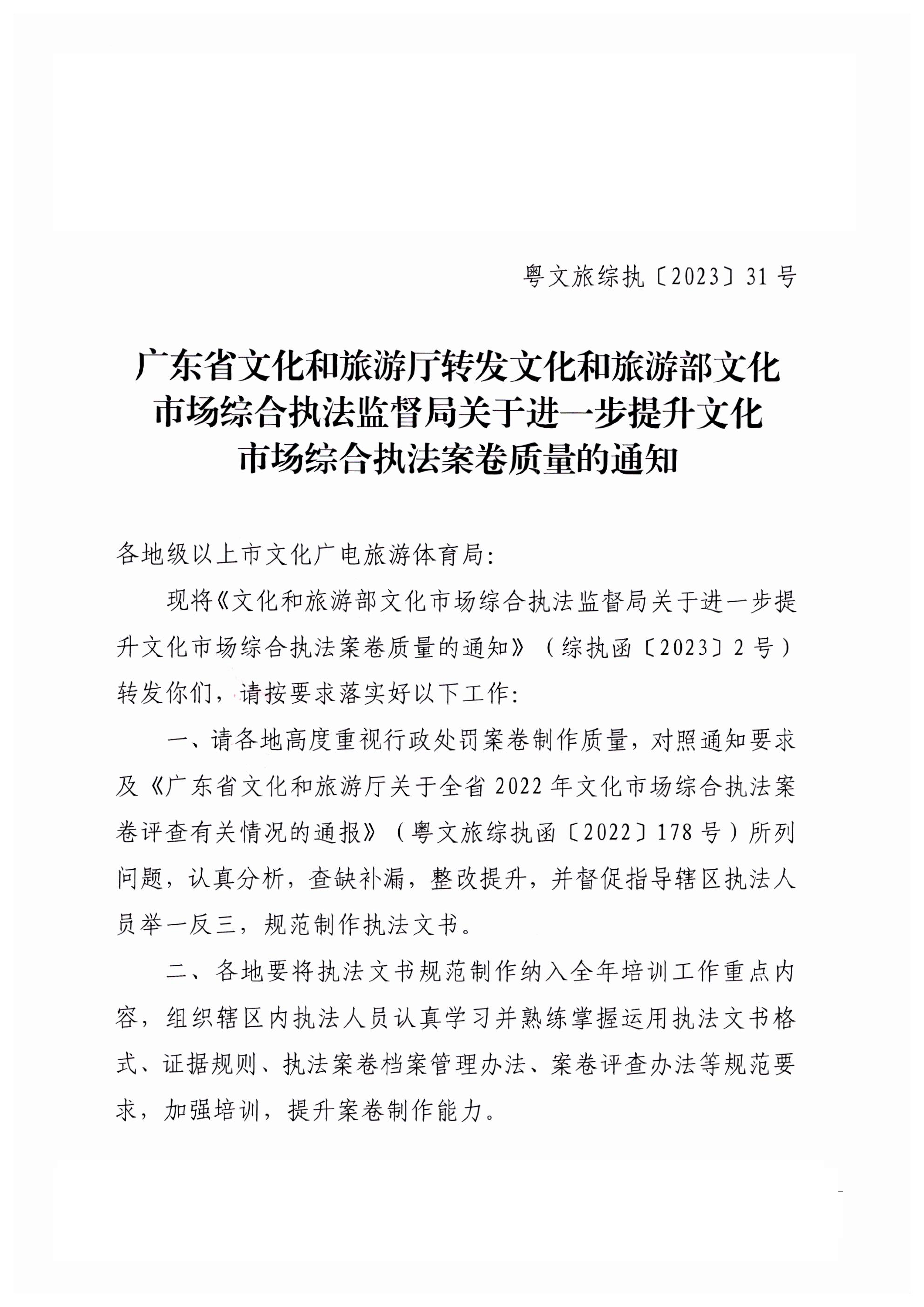 230316161853154920_VOID
转发文化和旅游部文化市场综合执法监督局关于进一步提升文化市场综合执法案卷质量的通知_00.png