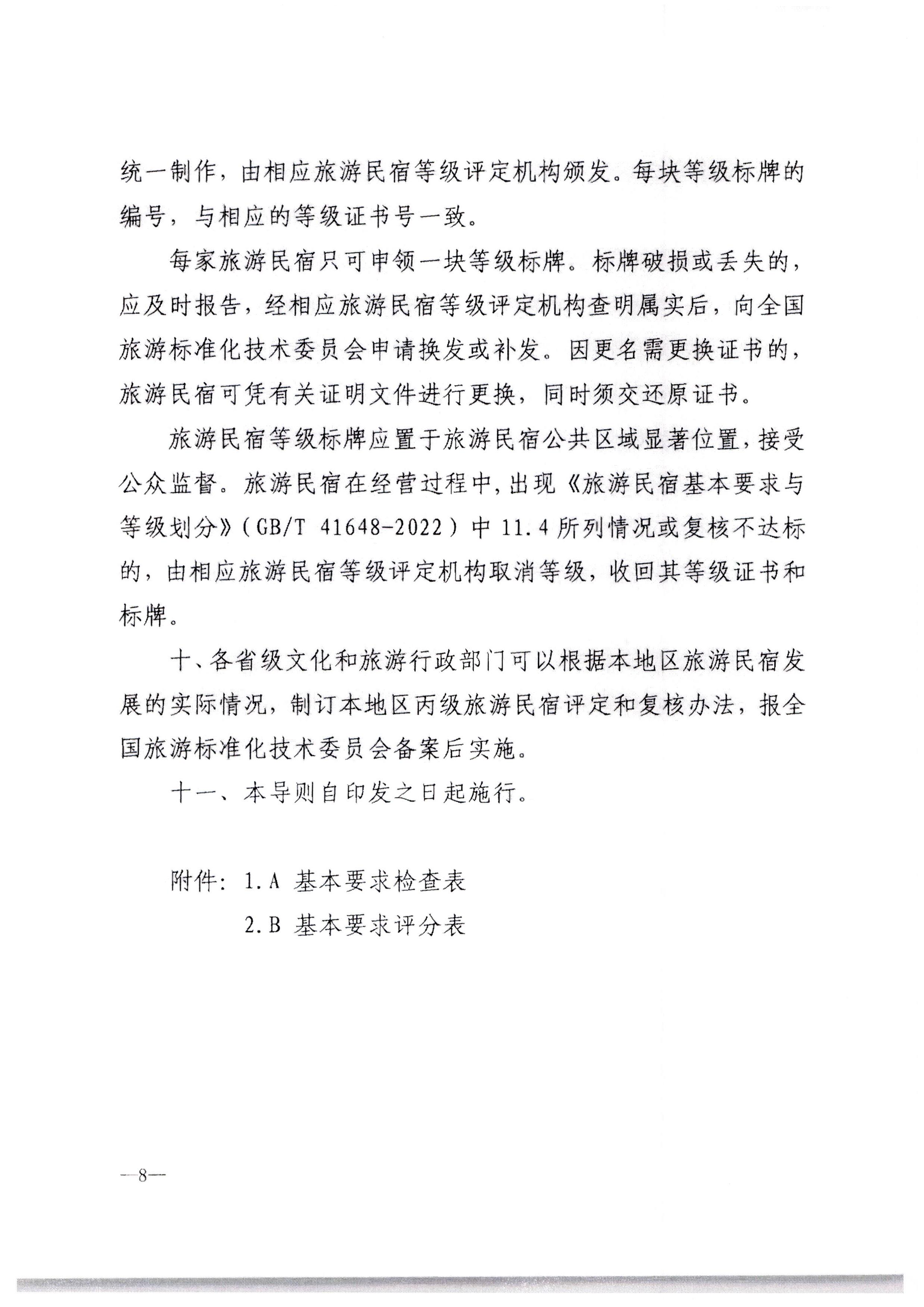 VOID
转发文化和旅游部办公厅关于印发《旅游民宿基本要求与等级划分（GBT41648—2022）实施工作导则》的通知._页面_09.jpg